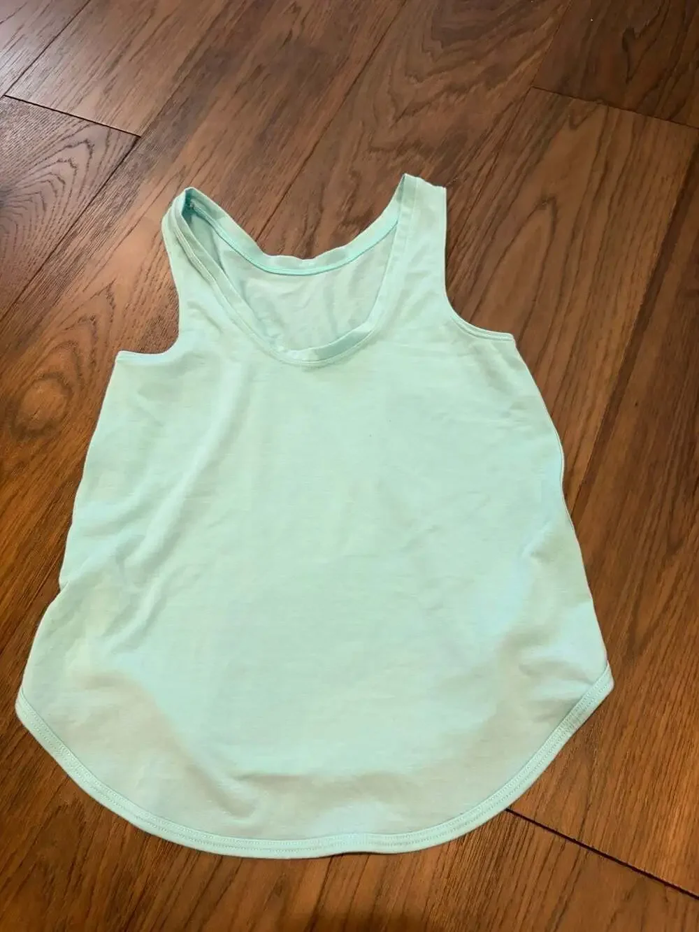 GapFit Kids Mint Green Active Tank Top Size 6-7